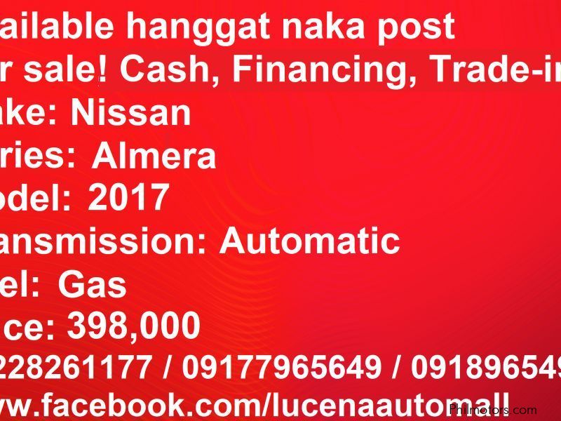 Nissan Almera Automatic Lucena City in Philippines