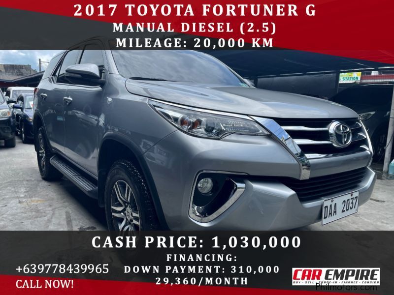 Toyota Fortuner G in Philippines