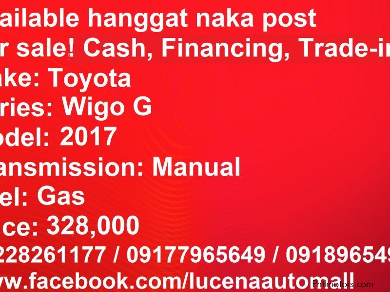 Toyota Wigo G Manual Lucena City in Philippines