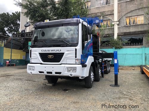 Daewoo 15 tons cargo crane boom truck in Philippines
