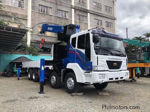 Daewoo 15 tons cargo crane boom truck in Philippines