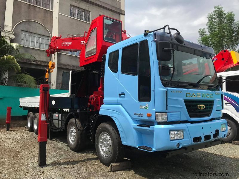 Daewoo Boom Truck / Cargo Crane Truck / Truck Mounted Crane in Philippines