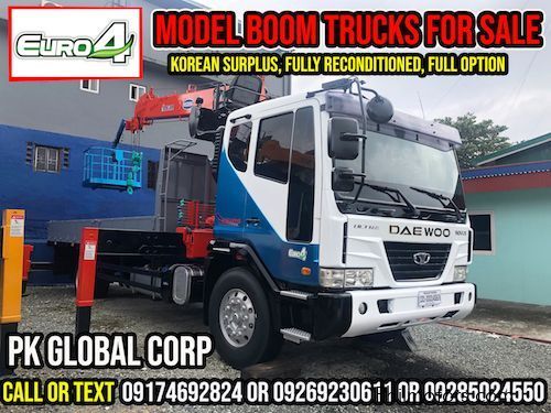 Daewoo Boom Truck / Cargo Crane Truck / Truck Mounted Crane in Philippines