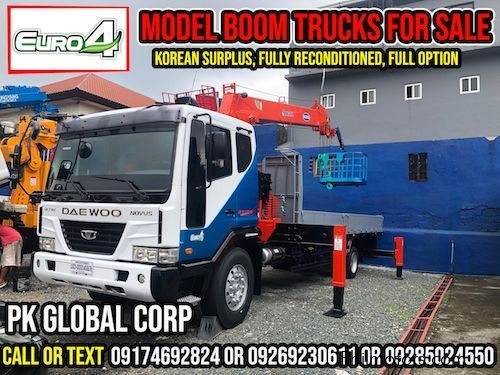 Daewoo Boom Truck / Cargo Crane Truck / Truck Mounted Crane in Philippines