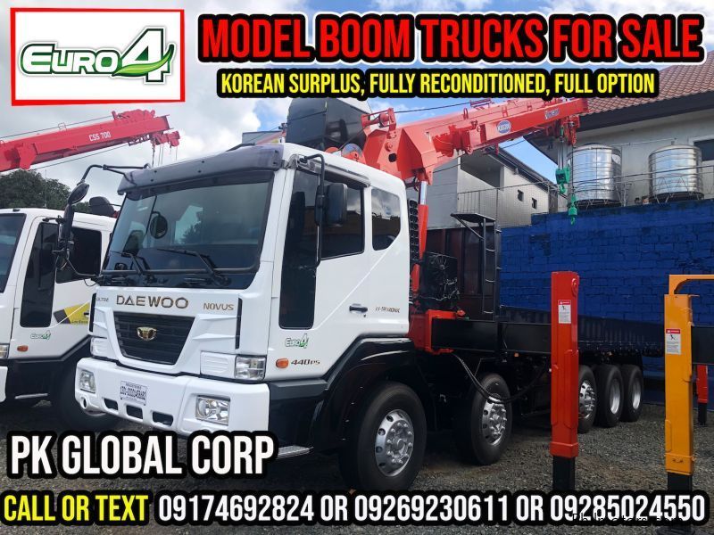 Daewoo Boom Truck / Cargo Crane Truck / Truck Mounted Crane in Philippines