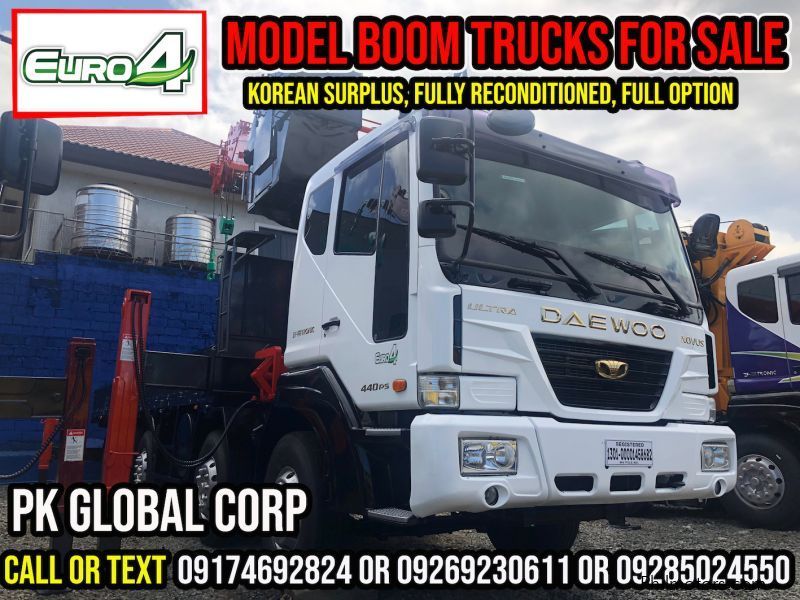 Daewoo Boom Truck / Cargo Crane Truck / Truck Mounted Crane in Philippines