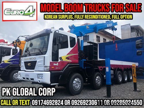 Daewoo Boom Truck / Cargo Crane Truck / Truck Mounted Crane in Philippines