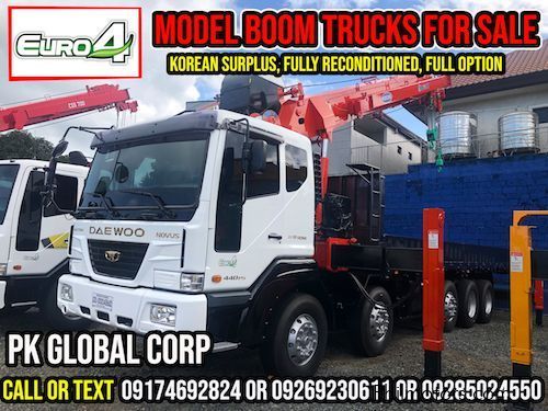 Daewoo Boom Truck / Cargo Crane Truck / Truck Mounted Crane in Philippines