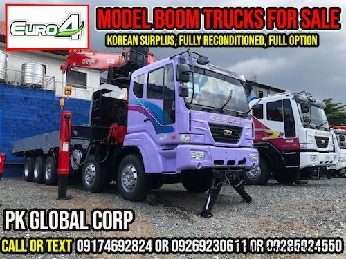 Daewoo Boom Truck / Cargo Crane Truck / Truck Mounted Crane in Philippines