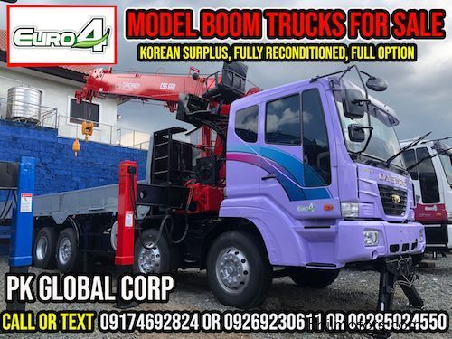 Daewoo Boom Truck / Cargo Crane Truck / Truck Mounted Crane in Philippines