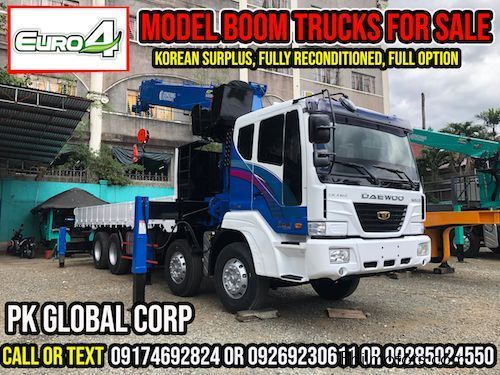 Daewoo Boom Truck / Cargo Crane Truck / Truck Mounted Crane in Philippines