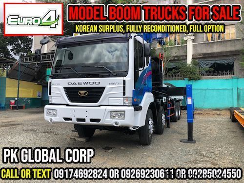 Daewoo Boom Truck / Cargo Crane Truck / Truck Mounted Crane in Philippines