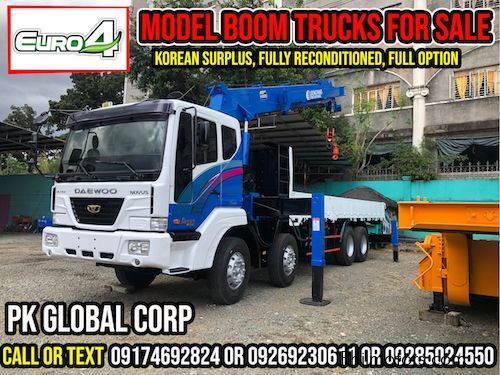 Daewoo Boom Truck / Cargo Crane Truck / Truck Mounted Crane in Philippines