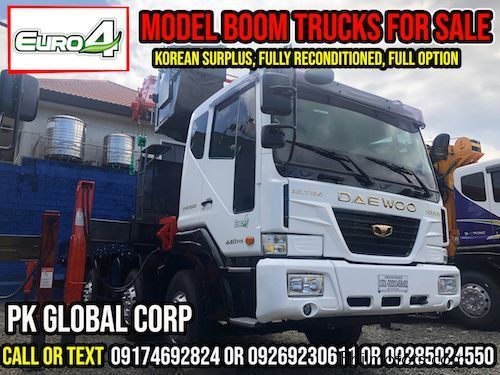 Daewoo Boom Truck / Cargo Crane Truck / Truck Mounted Crane in Philippines