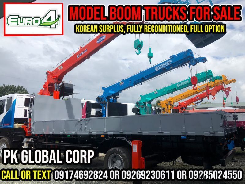 Daewoo Boom Truck / Cargo Crane Truck with Man Lift Basket in Philippines