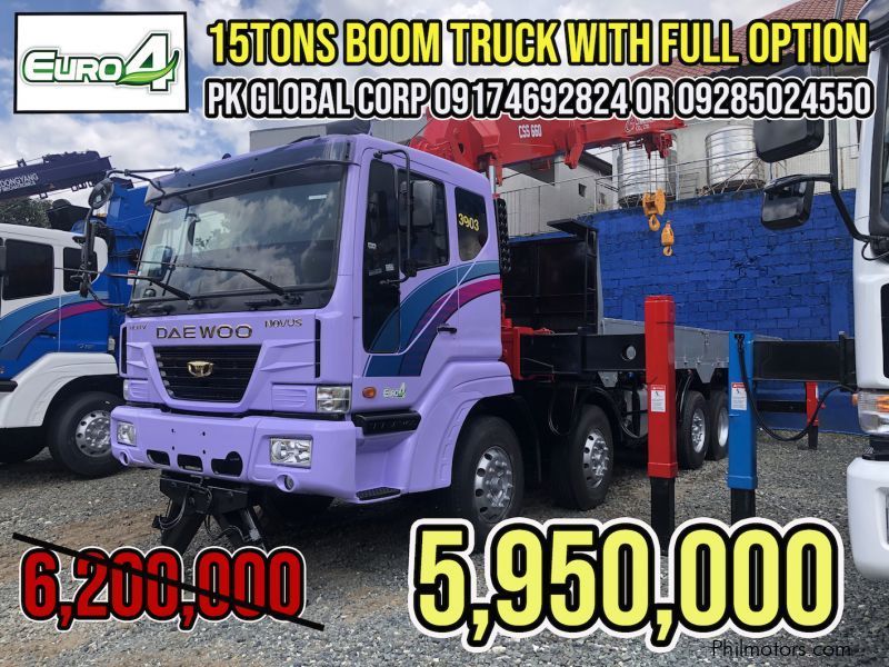 Daewoo Boom truck in Philippines