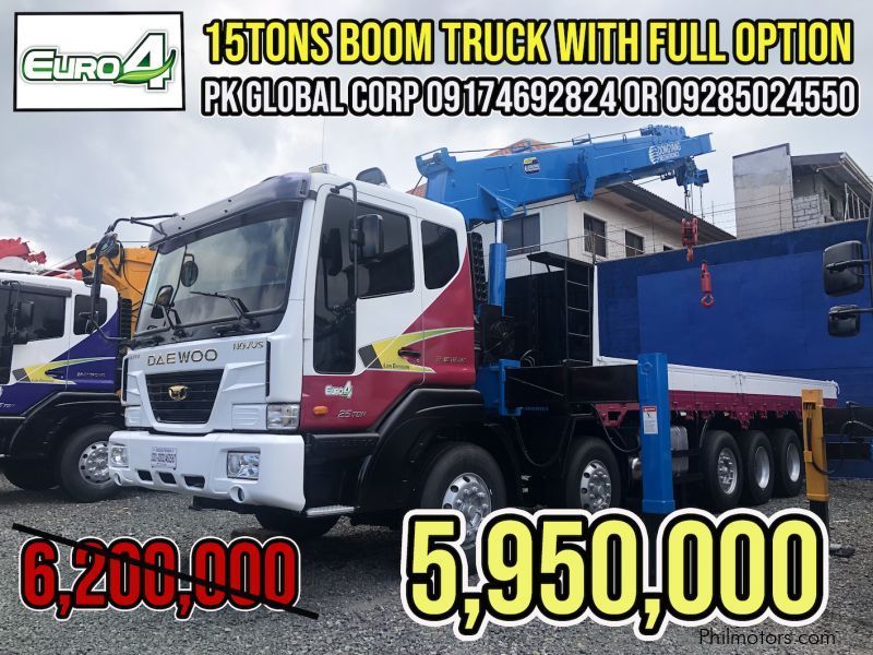 Daewoo Boom truck in Philippines