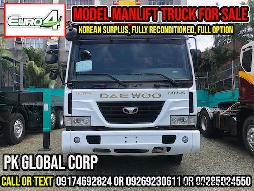 Daewoo Man lift Truck, Skylift Truck, Jinwoo SMC450 in Philippines