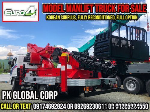 Daewoo Man lift Truck, Skylift Truck, Jinwoo SMC450 in Philippines