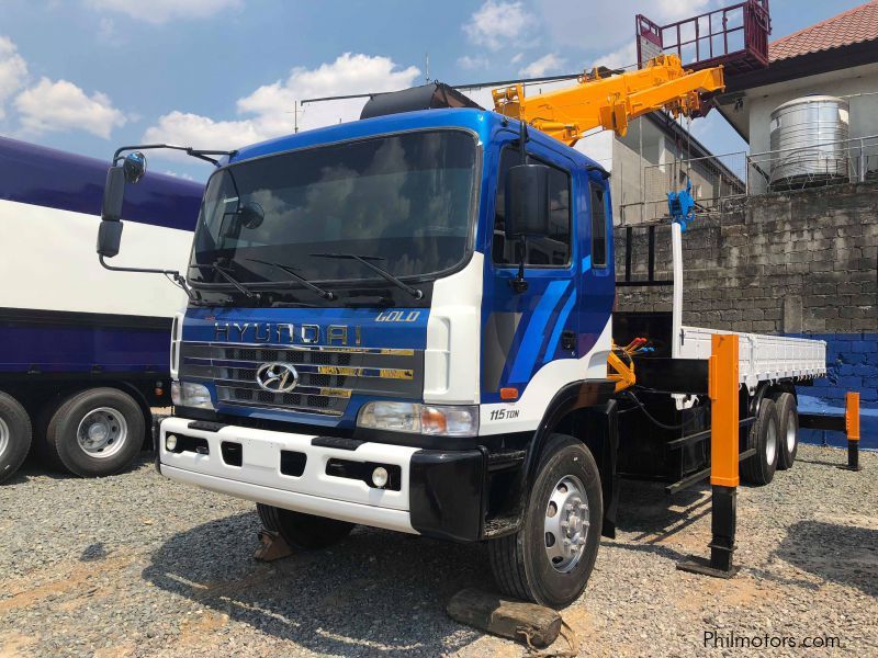Hyundai 7 tons boom truck with manlift in Philippines