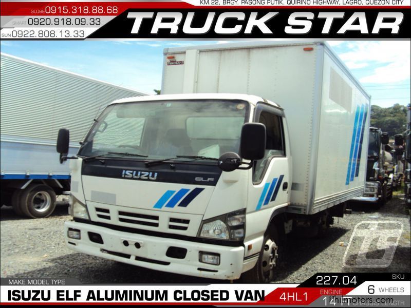 Isuzu Elf Aluminum Closed Van in Philippines