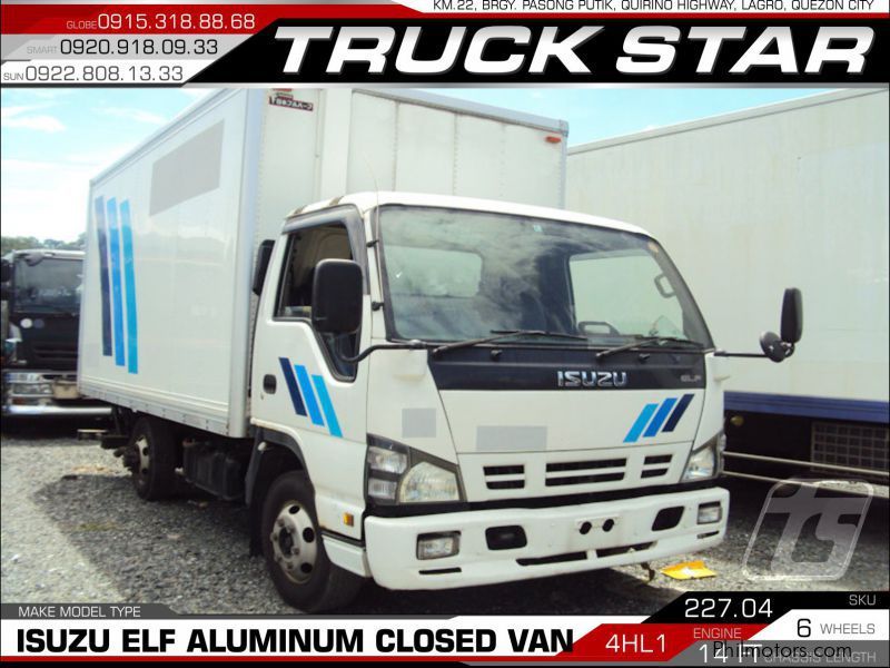 Isuzu Elf Aluminum Closed Van in Philippines