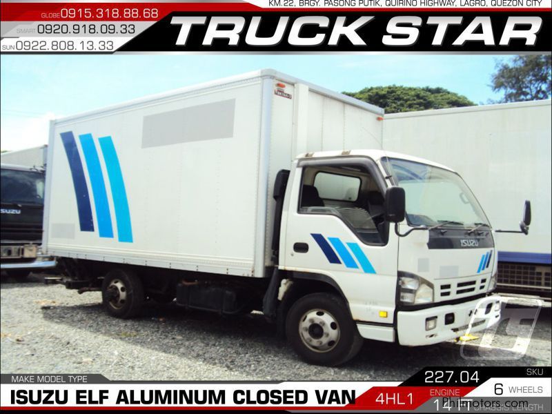 Isuzu Elf Aluminum Closed Van in Philippines