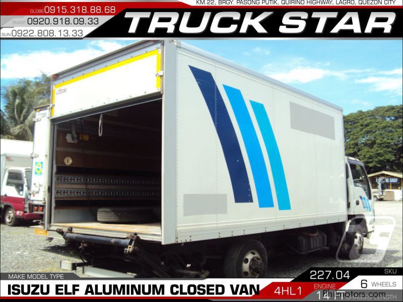 Isuzu Elf Aluminum Closed Van in Philippines