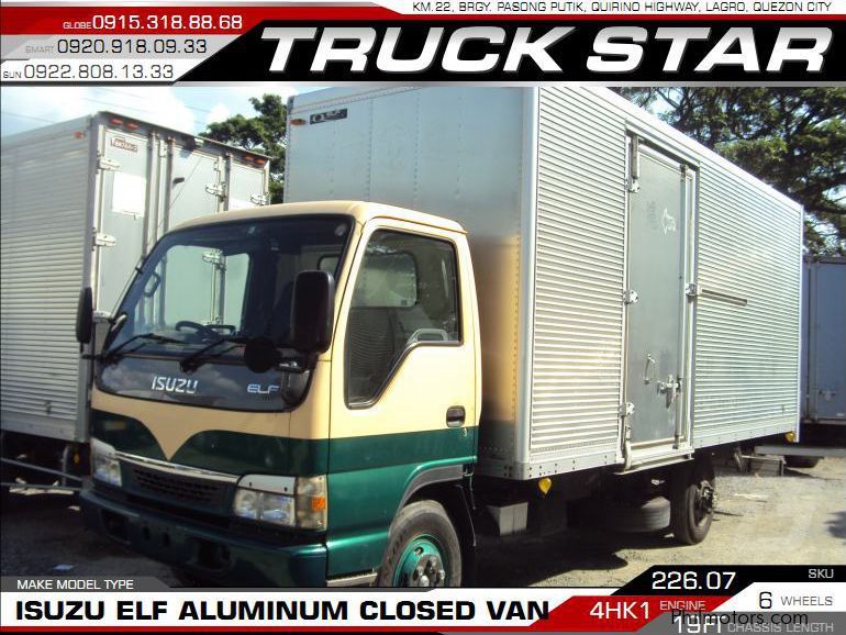 Isuzu Elf Aluminum Closed Van in Philippines