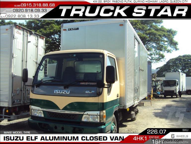 Isuzu Elf Aluminum Closed Van in Philippines