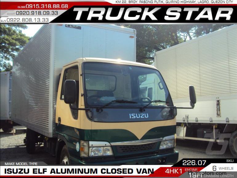 Isuzu Elf Aluminum Closed Van in Philippines