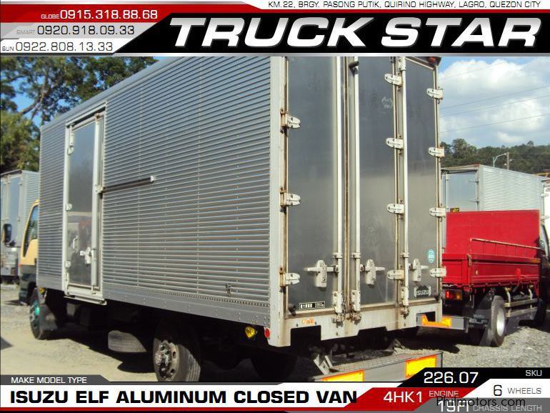 Isuzu Elf Aluminum Closed Van in Philippines