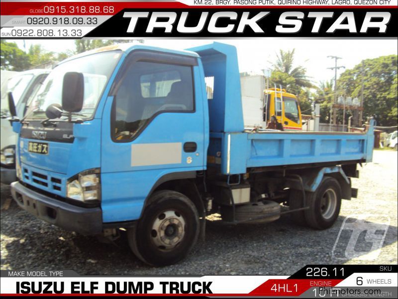 Isuzu Elf Mini Dump Truck in Philippines