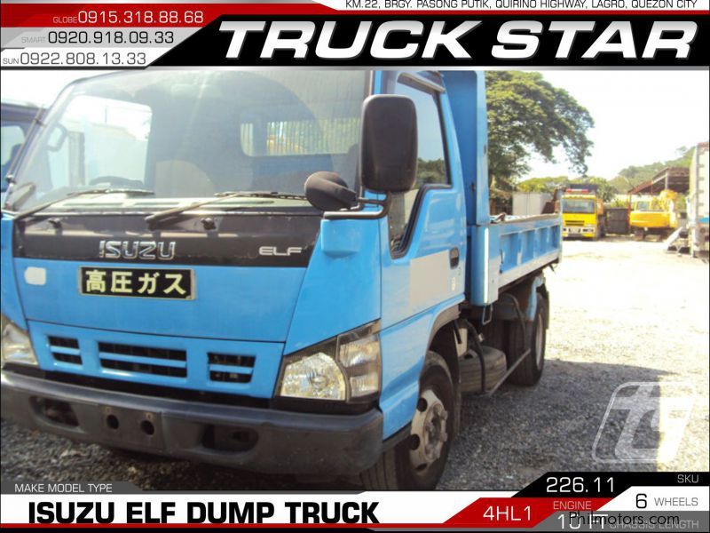 Isuzu Elf Mini Dump Truck in Philippines