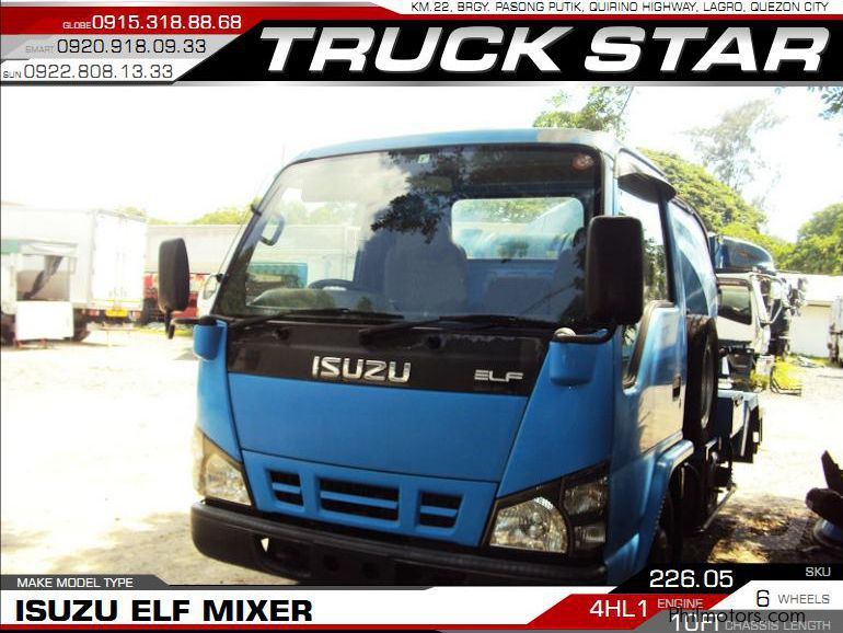 Isuzu Elf Mixer in Philippines