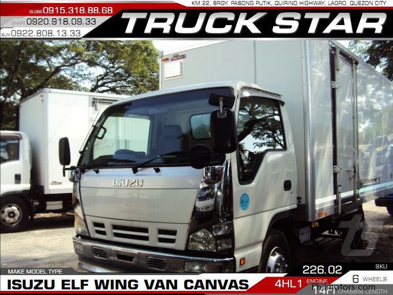 Isuzu Elf Wing Van Canvas in Philippines