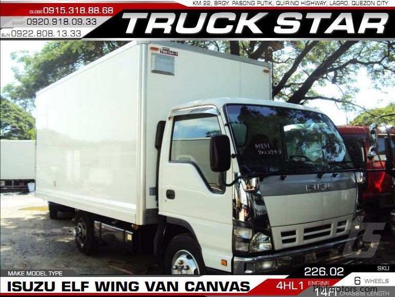 Isuzu Elf Wing Van Canvas in Philippines