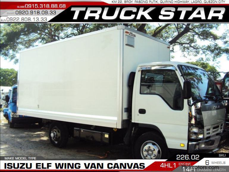 Isuzu Elf Wing Van Canvas in Philippines