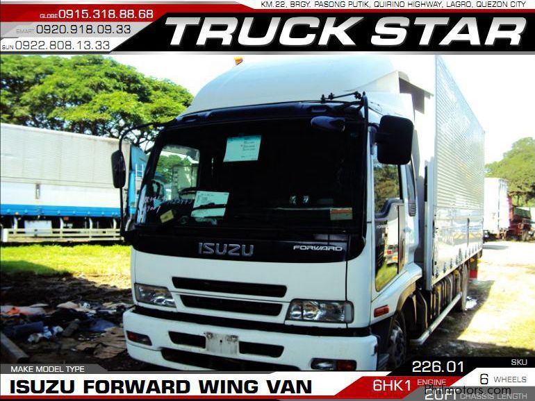 Isuzu Forward Wing Van in Philippines