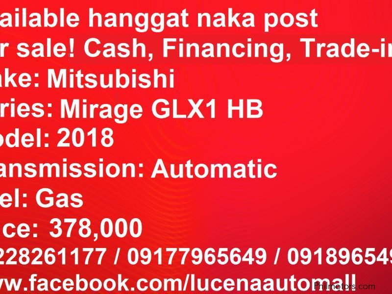 Mitsubishi Mirage HB Automatic Lucena City in Philippines