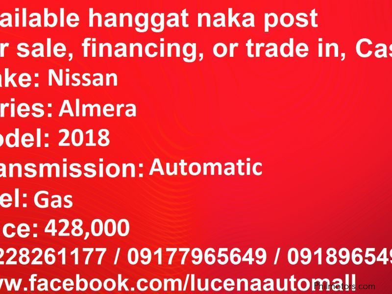 Nissan Almera Automatic Lucena City in Philippines
