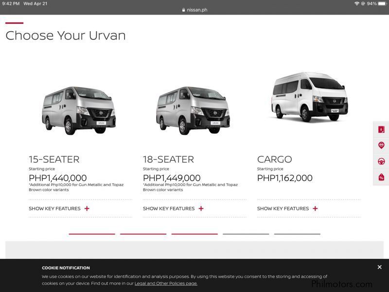 Nissan Urvan NV350 Lucena City in Philippines