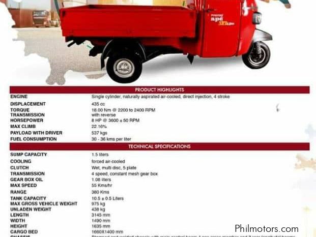 Piaggio Piaggio Ape Xtra LDX in Philippines