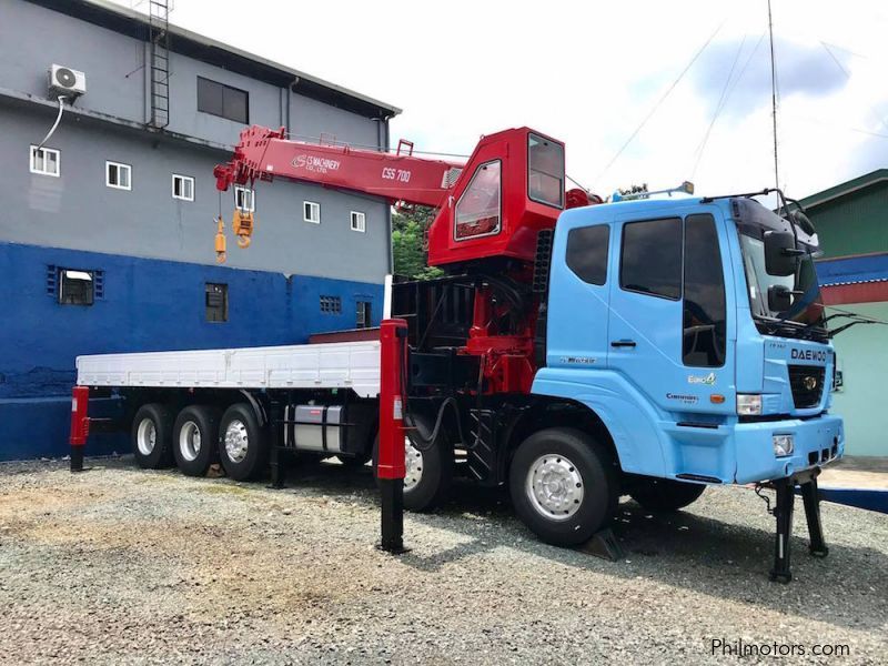 Daewoo 19 tons crane boom truck in Philippines