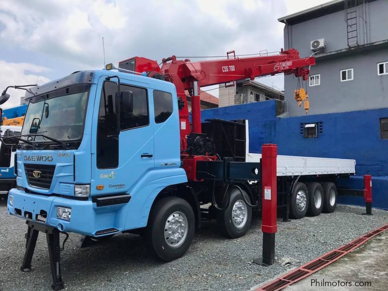 Daewoo 19 tons crane boom truck in Philippines