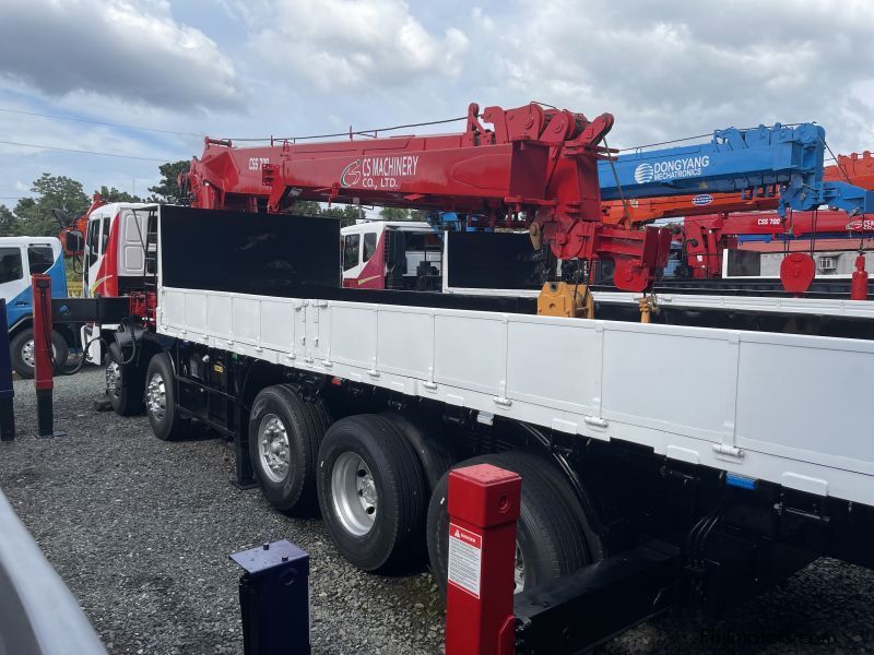 Daewoo 25 tons boom truck with 19 tons crane in Philippines