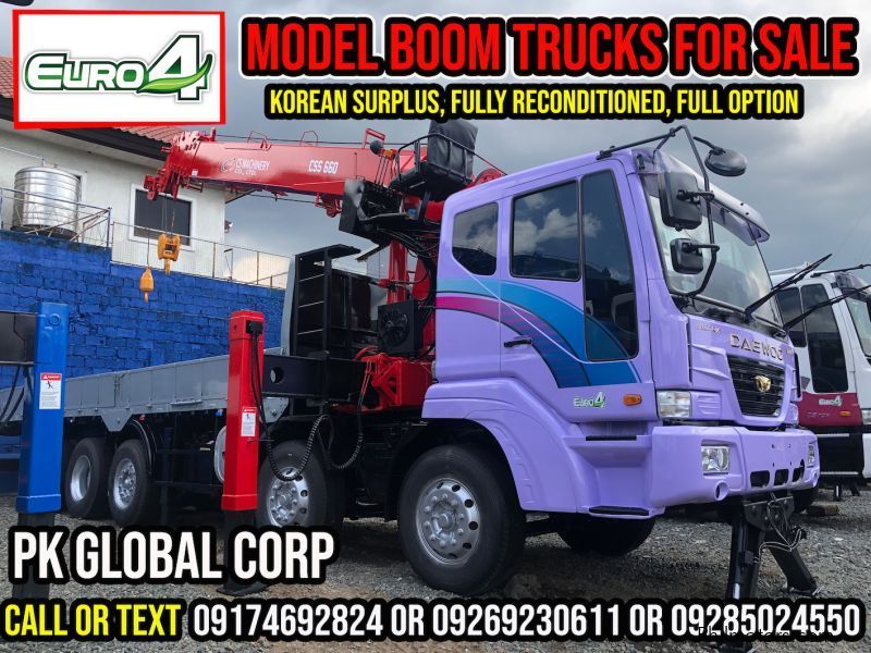 Daewoo Boom Truck / Cargo Crane Truck / Truck Mounted Crane in Philippines