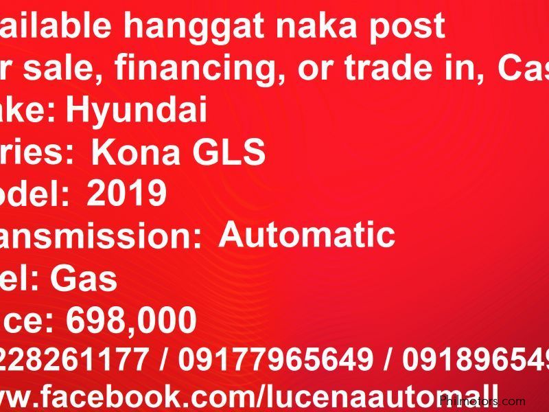 Hyundai Kona GLS Automatic  in Philippines