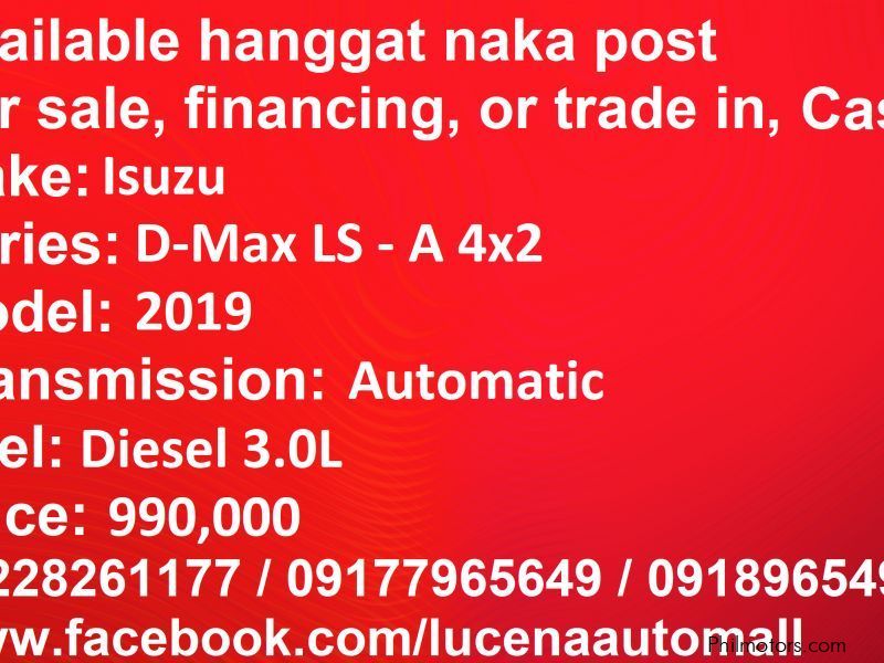 Isuzu DMAX LS matic Lucena City in Philippines