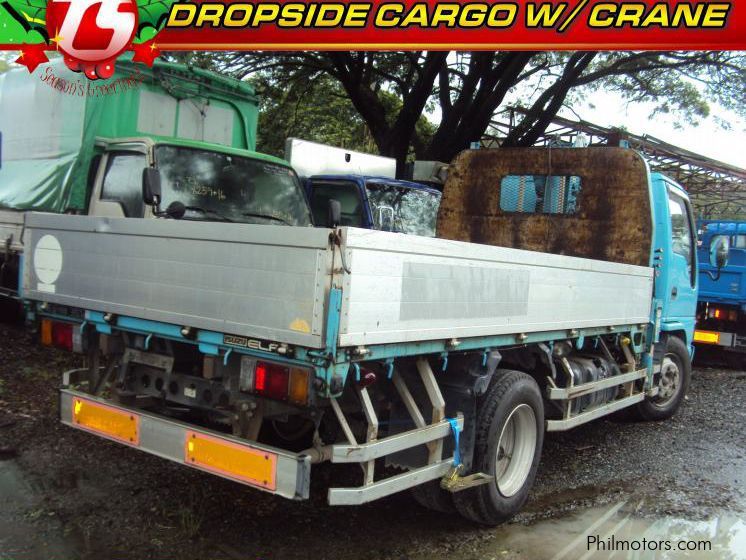 Isuzu Elf Dropside Cargo With Crane in Philippines